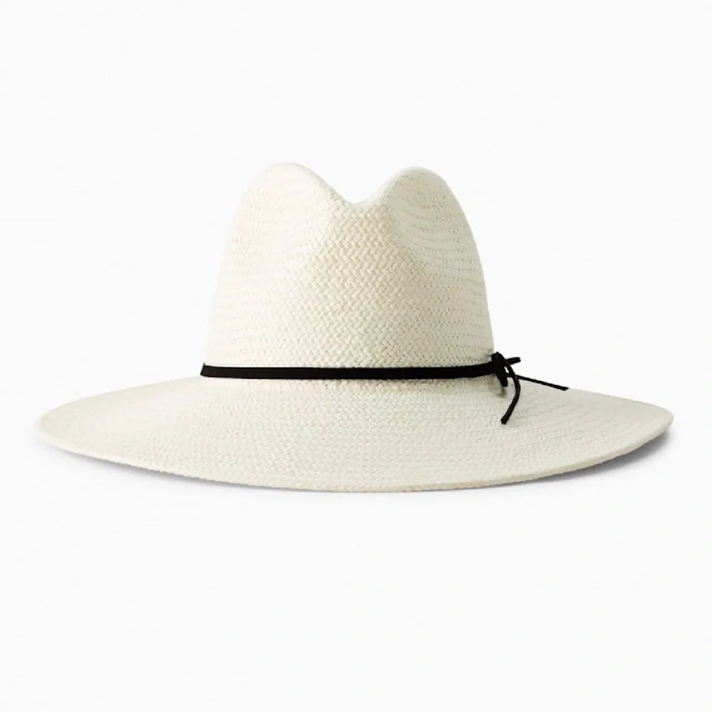 Aritzia Auxiliary Western Hat White Wide Brim Hat